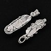 Natural Quartz Crystal Pendants G-K338-28P-03-2