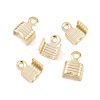 Brass Folding Crimp Ends KK-C163-07G-1
