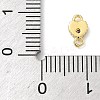 Brass Pave Cubic Zirconia Heart Connector Charms KK-G548-18G-01-3