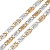 Two Tone 304 Stainless Steel Lumachina Chains CHS-P028-05A-1