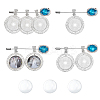 3Pcs 304 Stainless Steel Lapel Pin JEWB-PH01280-1