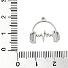 Non-Tarnish 5Pcs 201 Stainless Steel Pendants STAS-B064-10P-3