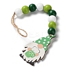 Saint Patrick's Day Wood Gnome Pendant Decoration LS-HJEW-G023-01C-3