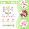 Opaque Resin Cabochons RESI-TAC0018-52-4