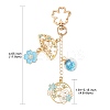 Alloy Enamel Pendant Keychains HJEW-FS00049-02-4