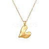 304 Stainless Steel Pendant Necklaces NJEW-G120-02G-1
