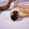 2Pcs  Natural Tiger Eye Palm Stones AJEW-GA0007-90A-4