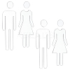 Acrylic TOILET Sign Stickers DIY-WH0569-66B-01-1
