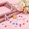 6 Strands 6 Colors Handmade Polymer Clay Bead Strands CLAY-NB0001-71-6