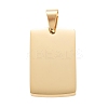 304 Stainless Steel Pendants Ion Plating(IP) STAS-F272-02G-1
