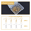 40Pcs 2 Colors 304 Stainless Steel Hooks STAS-DC0013-60-3