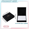 Paper Cardboard Cuff-link Gift Storage Boxes CON-WH0112-029-2