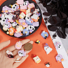 84Pcs 16 Styles Halloween Opaque Resin Decoden Cabochons CRES-SC0002-89-3