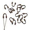 Eco-Friendly Rack Plating Brass Wire Guardians LS-X-KK-I606-30AB-NR-2