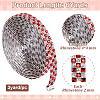 2Pcs Tartan Pattern Hotfix Glass Rhinestone DIY-ME0001-63B-2