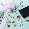 10Pcs Alloy Enamel Mobile Straps HJEW-SW00132-04-5