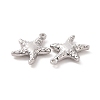 Non-Tarnish 201 Stainless Steel Machine Polishing Pendants STAS-G261-31P-5
