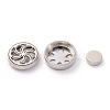 304 Stainless Steel Magnetic Diffuser Locket Aromatherapy Essential Oil Buckle AJEW-M027-05P-4