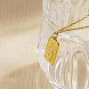 Bohemia Vintage Stainless Steel Crystal Rhinestone Tarot Card with Hand Star Moon Pendant Necklaces HG1148-1-3