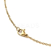 Electroplated Natural Keshi Pearl Pendant Necklaces NJEW-JN05604-02-5