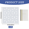 1 Sheet Mandala Theme PET Hollow Out Drawing Painting Stencils DIY-GF0009-77B-2