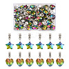 Yilisi 48Pcs 2 Styles Large Hole Alloy European Dangle Charms FIND-YS0001-01-9