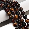 Natural Tiger Eye Beads Strands G-G448-10mm-21AB-5