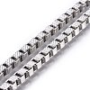 Tarnish Resistant 304 Stainless Steel Box Chains STAS-P219-13-1