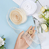 2 Rolls 2 Colors Polyester Chiffon Ribbon DIY-CP0010-72-3