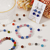 120Pcs 12 Colors Pave Disco Ball Beads RB-SC0004-85-4