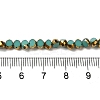 Electroplate Glass Beads Strands X-EGLA-P061-01A-09-4