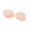 Translucent Resin Waffle Beads RESI-D312-01B-02-2