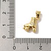 Rack Plating Brass Micro Pave Cubic Zirconia Charms KK-U027-34G-3