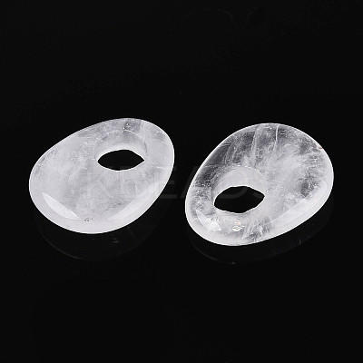 Natural Quartz Crystal Pendants G-T144-09A-1