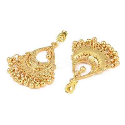Bohemia Zinc Alloy Clip-on Earrings LS-EJEW-C089-01A-G-1