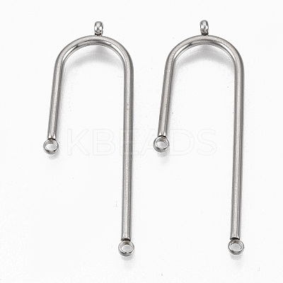 Tarnish Resistant 304 Stainless Steel Asymmetric Length Chandelier Component Links X-STAS-T050-029P-1