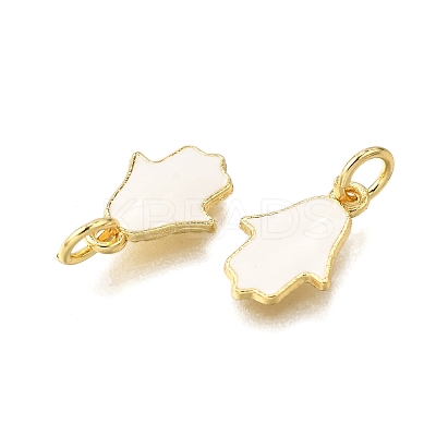Brass Enamel Charms KK-C106-10G-1