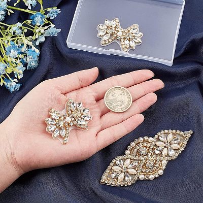 3Pcs 2 Style Hotfix Rhinestone DIY-FG0002-56-1