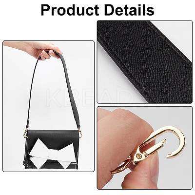 Composite Cowhide Bag Handles PURS-WH0005-12KCG-1