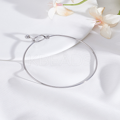1Pc 304 Stainless Steel Bangles BJEW-LP0003-11-1