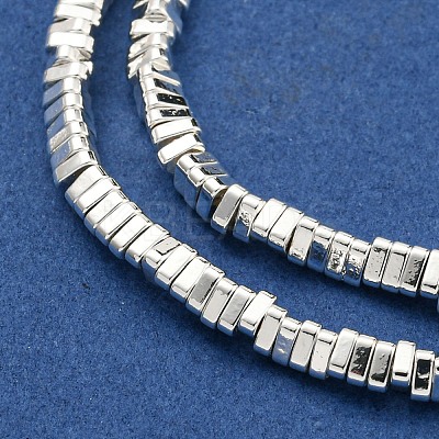 Electroplated Synthetic Non-Magnetic Synthetic Hematite Beads Strands G-I360-I01-04-1