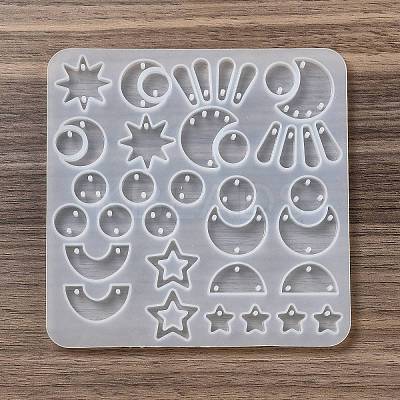 DIY Silicone Pendant Molds X-DIY-G079-12B-1
