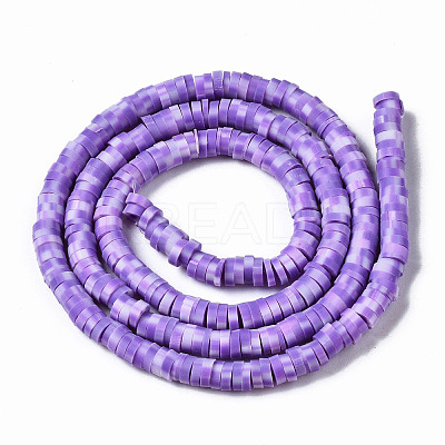 Handmade Polymer Clay Beads Strands CLAY-N008-010-157-1