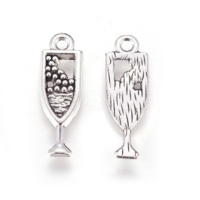 Tibetan Style Zinc Alloy Pendants X-PALLOY-F248-048AS-1