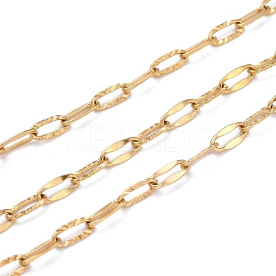 PVD Vacuum Plating 304 Stainless Steel Cable Chains CHS-D033-05G-02-1