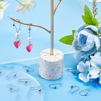 30Pcs 304 Stainless Steel Hoop Earrings Findings STAS-UN0049-86-1