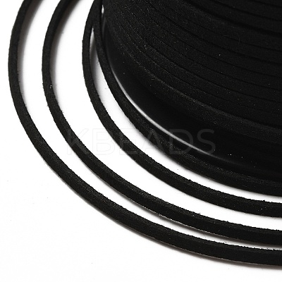 Flat Faux Suede Cord LW-C001-01-1