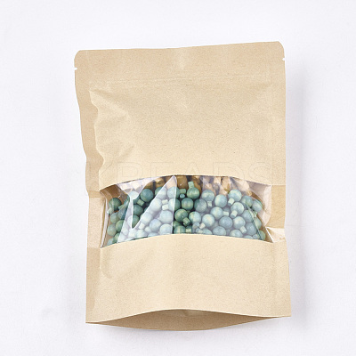 Resealable Kraft Paper Bags OPP-S004-01A-1