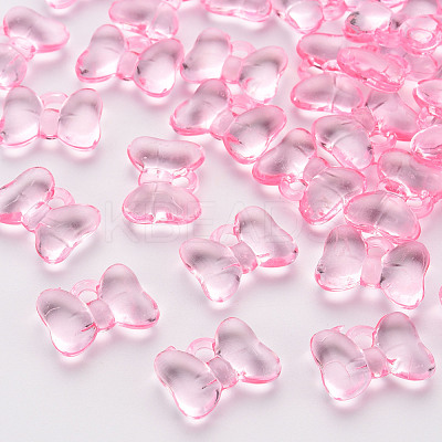 Transparent Acrylic Pendants TACR-T024-02BA-903-1