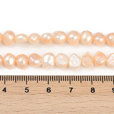 Natural Cultured Freshwater Pearl Beads Strands PEAR-P064-19H-02C-1